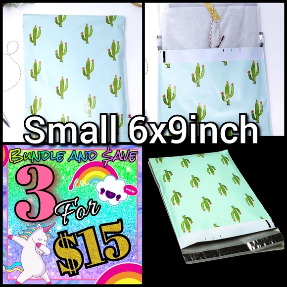Office Poly Mailers Small 6x9inch Cactus Poshmark